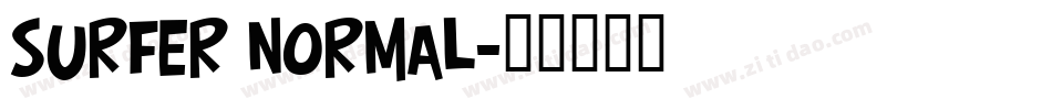 Surfer Normal字体转换